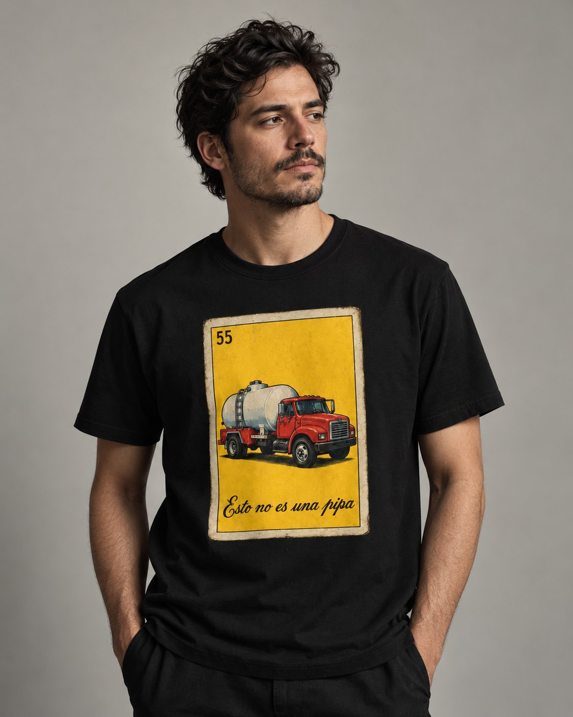Playera Esto no es una pipa, frente